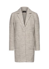 Only, Damen Mantel 'STONE WOOL COAT', Dunkelbeige
