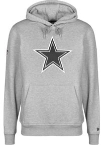 New Era, Herren Pullover, Graumeliert / Schwarz / Weiß