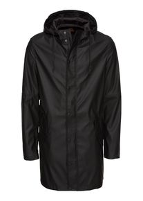 Review, Herren Anorak 'RAINCOAT BLOCKED', Schwarz