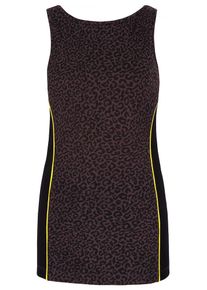 YOGISTAR.COM, Damen Boatneck-Top, Mischfarben / Schwarz