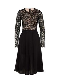 Swing, Damen Cocktailkleid mit Spitzenoberteil, Nude / Schwarz