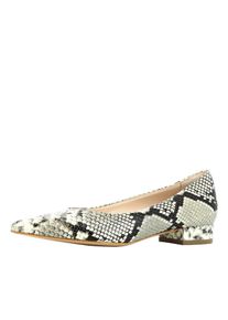 Evita, Damen Pumps, Grau / Schwarz