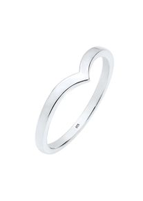 Elli, Damen Bandring 'Geo', Silber