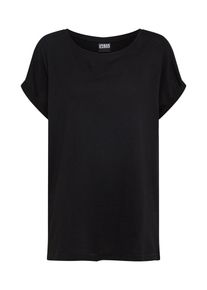Urban Classics, Damen Shirt 'Ladies Extended Shoulder Tee', Schwarz