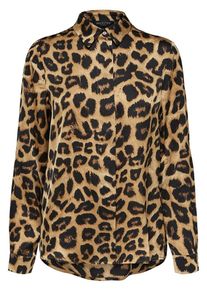 Selected Femme, Damen Hemd, Braun / Schwarz