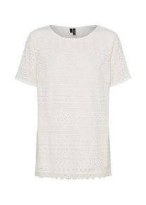 Véro Moda VERO MODA, Damen Spitzenshirt 'HONEY', Weiß