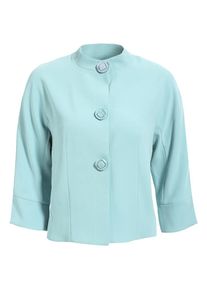 Apart, Damen Blazer mit &Acirc;&frac34; &Auml;rmeln und Stehkragen, Hellblau
