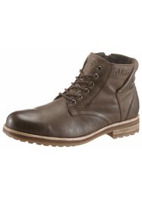 s.Oliver RED LABEL, Herren Winterstiefel, Dunkelbraun