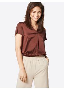 More & More MORE & MORE, Damen Blusenshirt, Braun