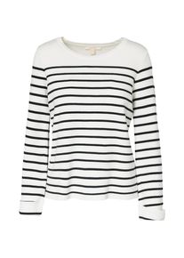 Esprit, Damen Pullover, Schwarz / Wei&szlig;