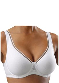 Petite Fleur, Damen Minimizer-BH (2 Stück), Anthrazit / Weiß