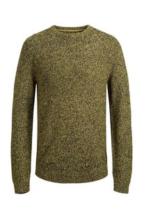 Jack & Jones JACK & JONES, Herren Strickpullover, Oliv / Schwarz