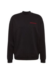 Calvin Klein Jeans, Herren Sweatshirt 'RELAXED MOCK NECK', Schwarz