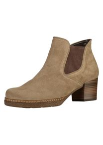 Gabor, Damen Stiefelette, Beige / Dunkelbraun