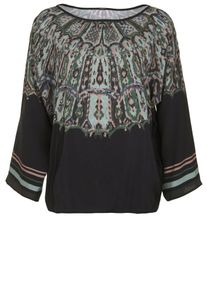 GUSTAV, Damen Blusenshirt ORNAMENTAL', Schwarz