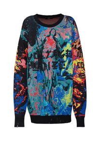 Diesel, Damen Pullover 'M-CHIES', Mischfarben / Schwarz