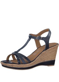 Tamaris, Damen Keilsandalette, Nachtblau