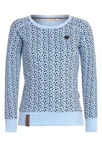 Naketano, Damen Sweatshirt 'Krokettovic', Nachtblau / Hellblau