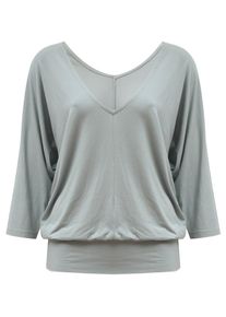 YOGISTAR.COM, Damen Yogi-long-shirt 'sarasvati' Shirt, Pastellgrün