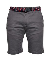 Q/S Designed By, Herren Bermuda, Basaltgrau