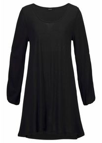 Lascana, Damen Longshirt, Schwarz