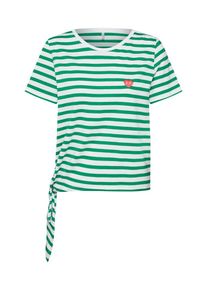Only, Damen Shirt 'onlfBRAVE', Grün / Weiß
