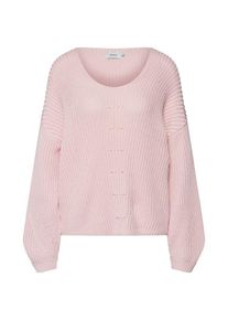 Only, Damen Pullover 'onlHILDE L/S V-NECK PULLOVER CC KNT', Rosa
