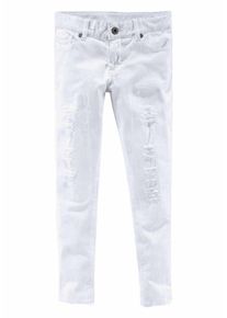 Arizona, M&auml;dchen 7/8-Jeans, Wei&szlig;