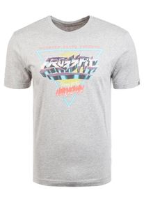 Reebok, Herren Trainingsshirt 'Neon Retro', Graumeliert / Mischfarben