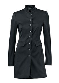 Heine, Damen Longblazer, Schwarz
