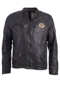 Mustang, Herren Lederjacke ' Varberg ', Dunkelbraun