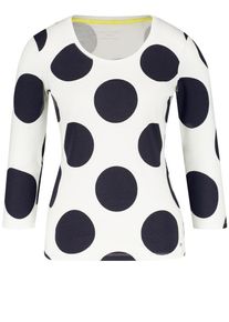 Gerry Weber, Damen T-Shirt, Schwarzmeliert / Wei&szlig;