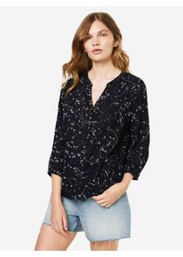 BETTY & CO Betty & Co, Damen Bluse, Schwarz / Wei&szlig;