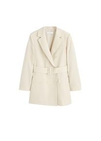 Mango, Damen Blazer 'Tanzania', Beige