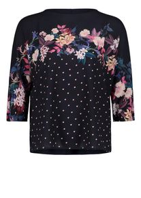 BETTY & CO Betty & Co, Damen Printshirt, Nachtblau / Mischfarben
