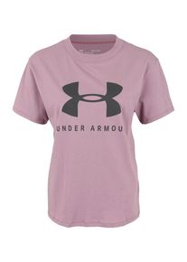Under Armour, Damen T-Shirt 'GRAPHIC SPORTSTYLE FASHION', Lila / Schwarz