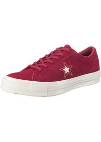 Converse, Damen Sneaker 'One Star Ox', Rot / Wei&szlig;