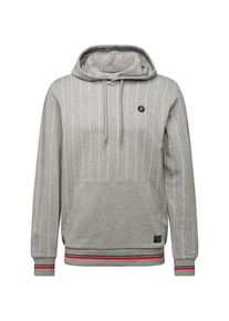 Jack & Jones JACK & JONES, Herren Sweatshirt 'PINSTRIPE', Graumeliert / Weiß