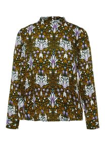 Y.A.S, Damen Bluse, Oliv / Helllila