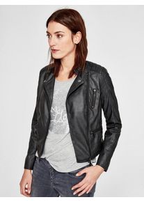 s.Oliver RED LABEL, Damen Bikerjacke, Schwarz