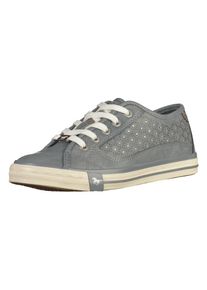 Mustang, Damen Sneaker, Taubenblau / Grau / Weiß