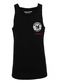 Trueprodigy, Herren Tank-Top 'No Limit', Rot / Schwarz / Weiß