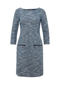 Tom Tailor, Damen Kleid, Rauchblau / Royalblau / Taubenblau / Schwarz