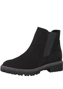 Marco Tozzi, Damen Chelsea-Boots, Schwarz