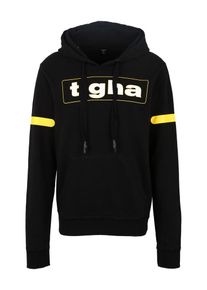 tigha, Herren Sweatshirt 'AKIO', Gelb / Schwarz / Weiß