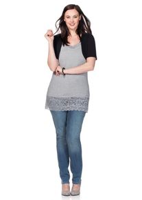 sheego Casual, Damen Bolero, Schwarz