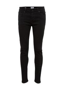 Only & Sons Only & Sons, Herren Jeans 'WARP RIP KNEE BLACK PK 1297', Black Denim