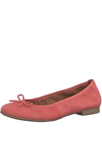 Tamaris, Damen Ballerina mit Schleife, Koralle