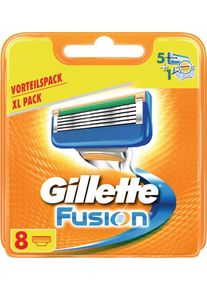 Gillette, Herren 'Fusion Manual', Rasierklingen, 8-tlg., Blau / Grün / Orange / Silber