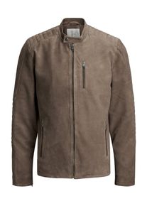 Jack & Jones JACK & JONES, Herren Biker Jacke, Braun